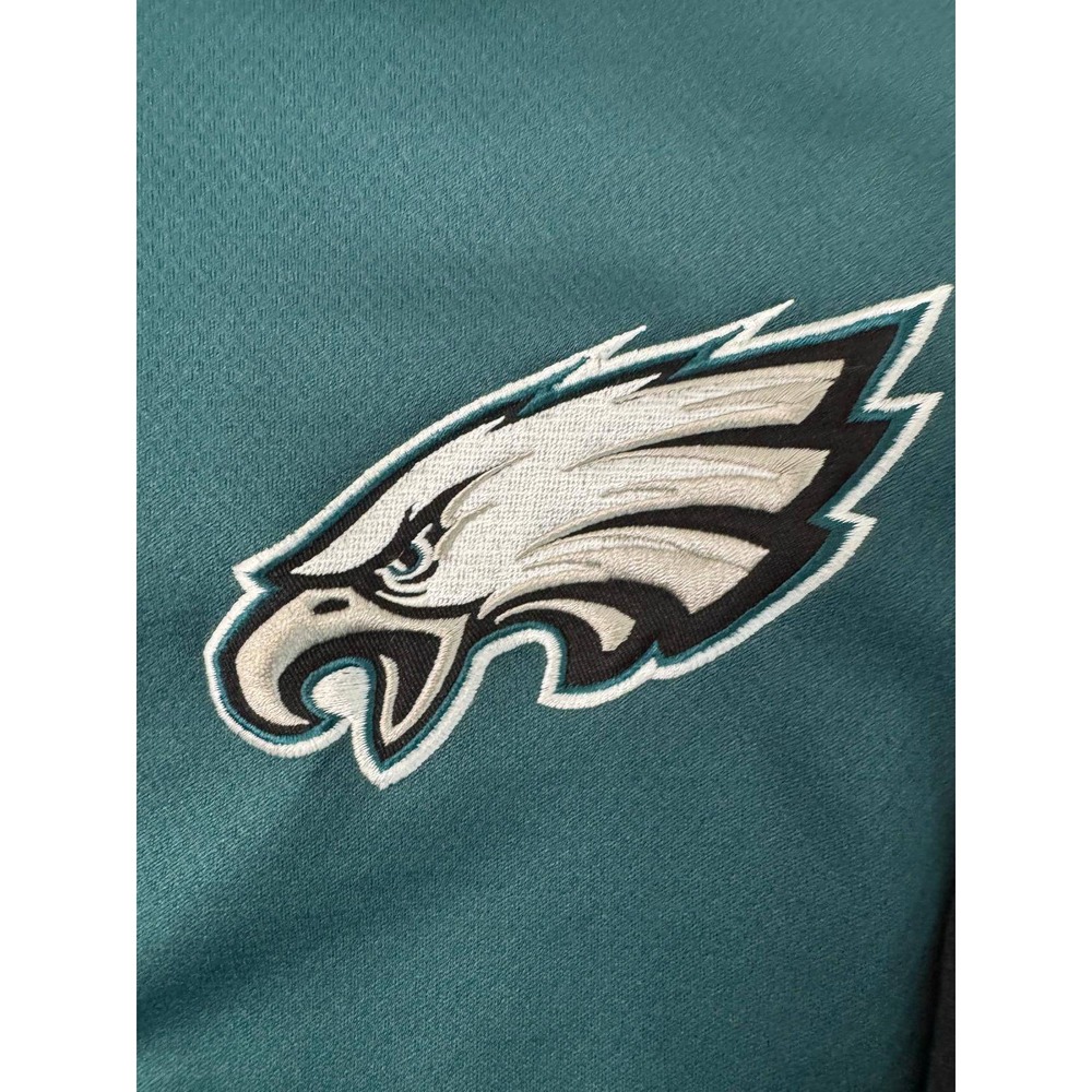 NFL Philadelphia Eagles Mens Track Jacket Green Black Full Zip Large L Fan Gear - Picture 8 of 14